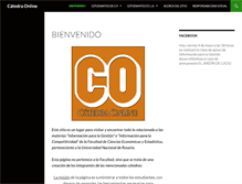 Tablet Screenshot of catedraonline.com.ar